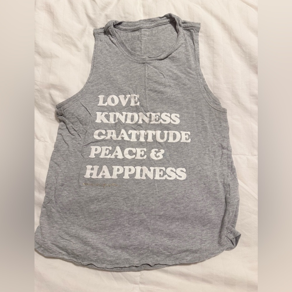 Spiritual Gangster Gray Muscle Tee - Extra Small